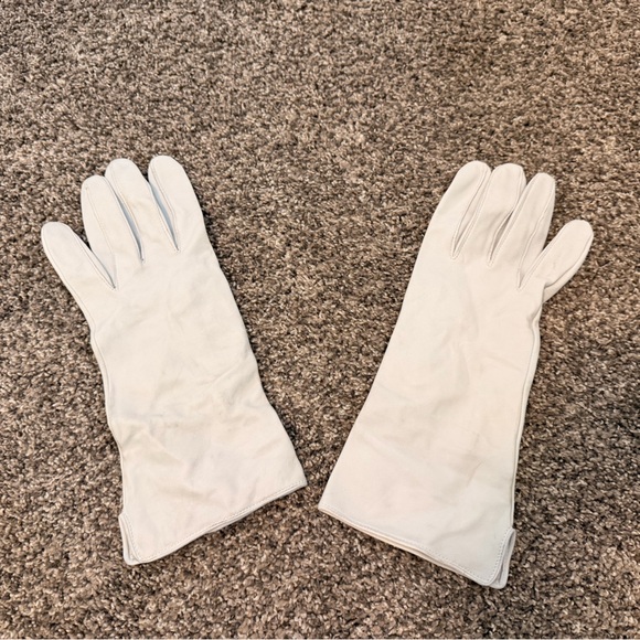 New RAF White Cape Leather Flying Gloves Royal Air Force - Picture 2 of 4